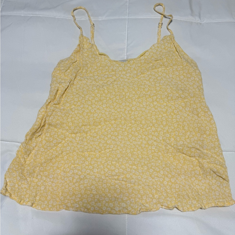 White Birch Yellow Floral Camisole